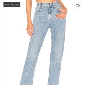 Cherie high rise straight jeans